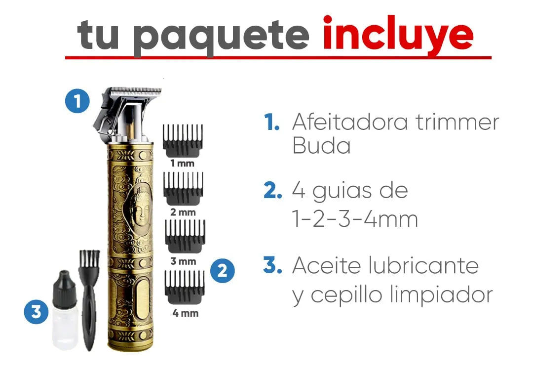 Máquina Barbera Buda Recargable + Envio